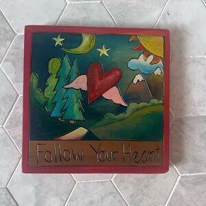 ‘Follow Your Heart' Wall Art by Sticks